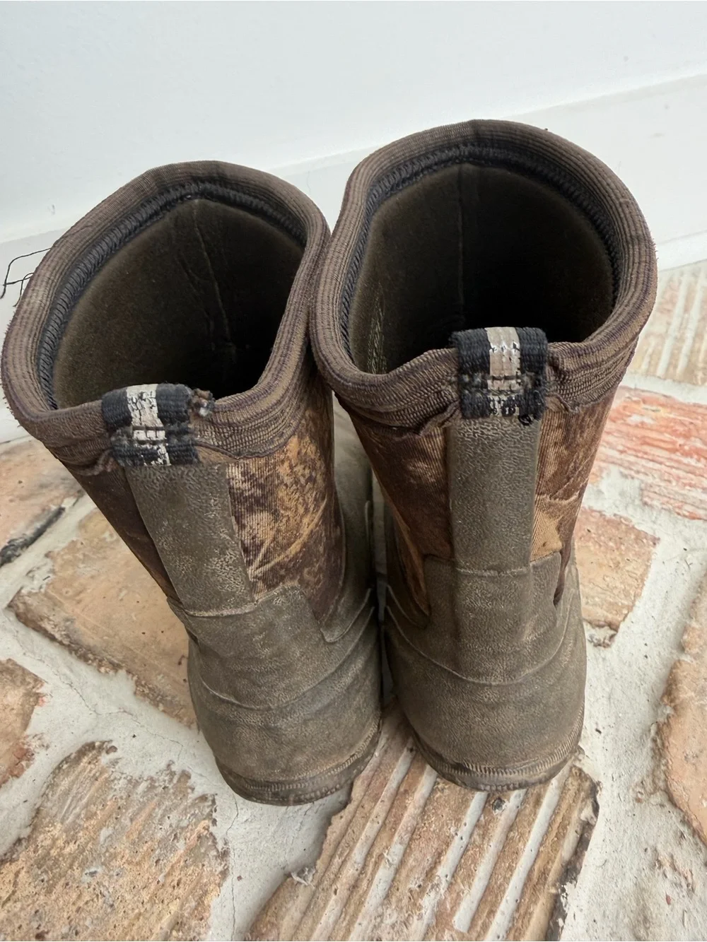 Kids Brown Waterproof Rain & Snow Boots Muck Boot Company size 3